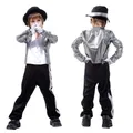 Costume de Cosplay MasTim ade Billie Jean Smile Star pour Enfant Garçon Scène de Michael Jackson