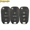 Jingyuqin 3 Buttons Remote Car Key Fob Shell For Peugeot 208 2008 301 308 3008 408 508 Citroen C3 C5