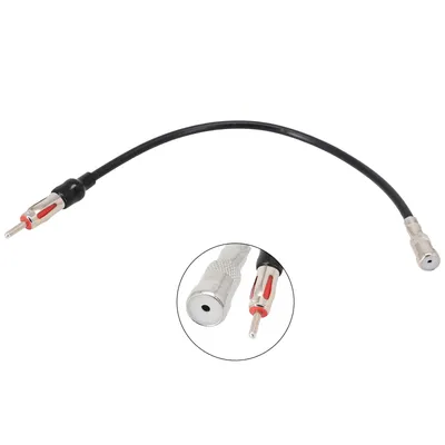 Adaptateur d'antenne d'autoradio pour antenne FM AM câble ISO vers DIN modification audio de
