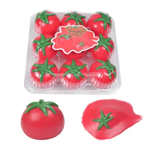 1pc Tomaten Kinder Spielzeug Autismus Squeeze Squishies Bälle Stress Relief Zappeln Spielzeug