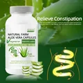 Natürliche Fett verbrennung Aloe Vera Extrakt Kapseln-Detox Toxin Akkumulation Reinigung Verdauung