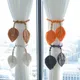 Makramee Blatt Vorhang Raff halter hängen Tapisserie Vorhang Dekoration Vorhang Krawatte Boho Home