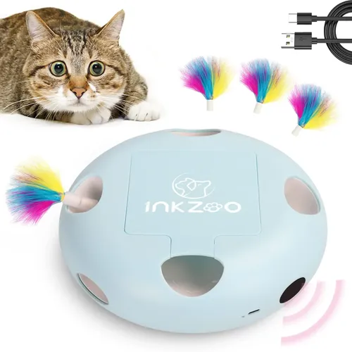 Perkeo Katzen spielzeug interaktives Katzen spielzeug für Hauskatzen intelligentes interaktives
