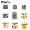 10 pz/lotto M6 da 1/4 a 3/8 dado di conversione della vite della fotocamera universale treppiede monopiede supporto per testa a sfera accessori fotografici per Dslr