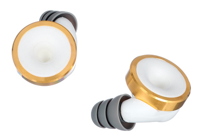 Limousine Earplugs Knops Gold White