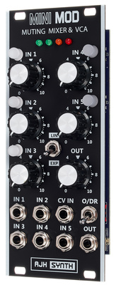 AJH Synth Muting Mixer & VCA black