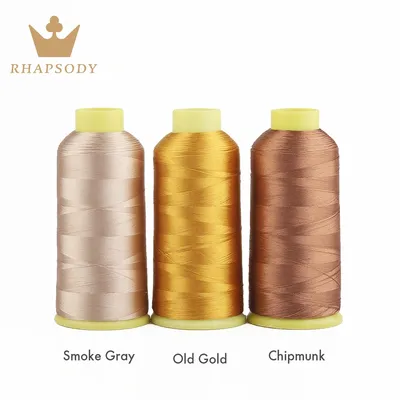 Rhapsody 120D2 5000m 40WT Polyester Embroidery Thread For Brother Singer Janome Babylock Embroidery
