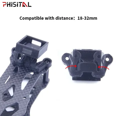 3D Printed M80 pro BN220 GPS module TPU Holder mounting bracket 18 to 32mm distance for FPV