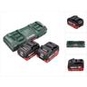 Set di batterie Metabo 18V: 2 batterie lihd da 10,0Ah + caricabatterie doppio asc 145 duo - Sistema