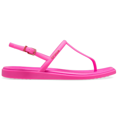 Crocs Pink Crush Women's Miami Thong Flip Shoes