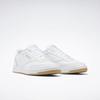 Sneaker REEBOK CLASSIC "REEBOK COURT ADVANCE", Gr. 37,5, weiß (weiß, gum), Leder, Synthetik, sportlich, Schuhe
