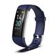 Hi5 S5 Fitness Armband Fitness Tracker Uhr Smartwatch IP68 Wasserdicht Aktivitätstracker mit Herzfrequenz, Schlafmonitor, Bewegungserinnerung, Kalorienzähler und Benachrichtigungserinnerung-Blau