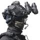 Tactical Airsoft Helmet Set FAST Helmet with Military Noise Cancelling Headset Goggles Battery Pouch Signal Light Flashlights Metal L4G24 and NVG Models for Outdoor BB Cosplay Paintball