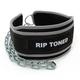 Dip Belt By Rip Toned - 6" Weight Lifting Pull Up Belt With 32" Heavy Duty Steel Chain & Bonus Ebook - For Powerlifting, Xfit, Bodybuilding, Strength & Training - Lifetime Replacement Warranty (Gray)