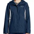 Columbia Jackets & Coats | Columbia Womens Arcadia Omni-Tech Waterproof Hooded Rain Jacket | Color: Blue/White | Size: S