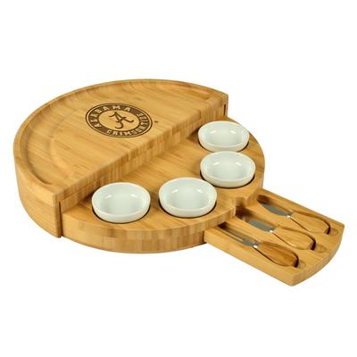 NCAA Alabama Crimson Tide Bamboo Cheese & Charcuterie Board