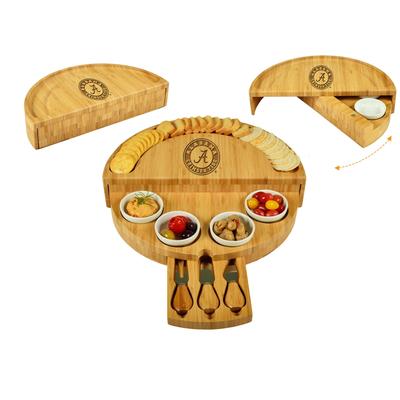 NCAA Alabama Crimson Tide Bamboo Cheese & Charcuterie Board