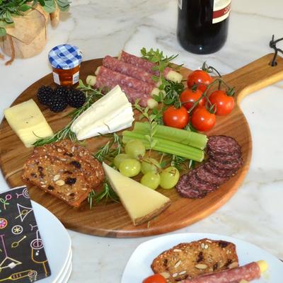 NCAA TexasUniversity at Austin Longhorns Bamboo Cheese & Charcuterie Board
