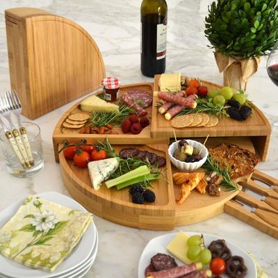 NCAA Clemson Tigers Bamboo Cheese & Charcuterie Board