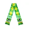15x150cm Brasilien Satin Schal Brasilien Fan Banner