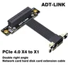 GEN4 PCIe 4.0 PCI Riser 1X 4X PCI-E PCI E Riser PCI Express Riser Card PCIE X1 a X4 cavo di prolunga