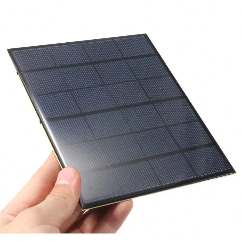 Monokristallines Solarpanel 6V 3,5W 580MA mit USB-Kabel Mini-Epoxid-Solarpanel-Ladegerät Kostenloser Versand Image