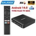 Smart-TV-Box Android 14 H313 1GB 8GB 2GB 16GB Av1 8K Dual-WLAN 6 TV98 plus TV-Set-Top-Box