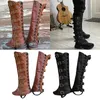 PU-Beinschutz-Schuh, Steampunk-Krieger, mittelalterlicher Gothic-Schuhüberzug für Maskerade, Ritter, Kostümzubehör, Cosplay-Requisiten, Damen und Herren