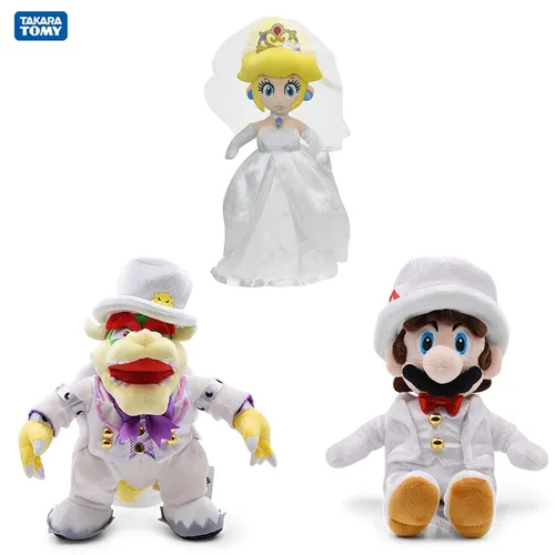 Mario Kleid Prinzessin Plüsch Spielzeug Prinzessin Pfirsich Mario Prinz Bowser Kleid zeremonielle