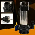 Pompe à eau sale en acier inoxydable requête de déchets SubSN 1500W 36000 L H