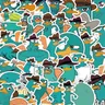10/30/50pcs Cute Disney Phineas e Ferb sidro the Platypus Stickers per bambini impermeabile fai da