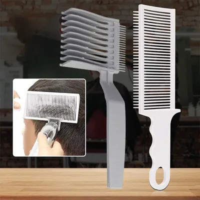 Peignes de coupe de cheveux à dessus plat pour hommes kit de mise à niveau pour barbier conception
