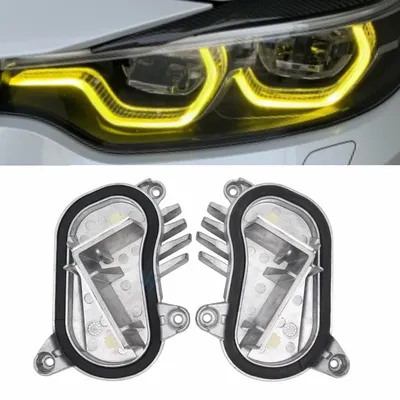 Yellow Lemon DRL for 18-20 BMW M3 M4 F80 F82 F36 LCI M3 430i 440i Angel Eyes multicolor LED Daytime