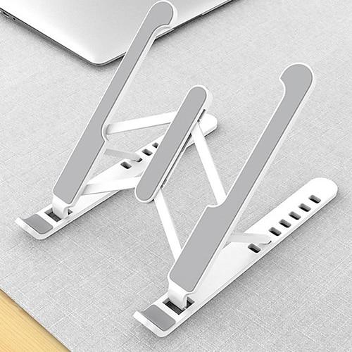verstellbarer faltbarer Laptop-Ständer rutschfeste Desktop-Laptop-Tablet-Racks Unterstützung für iPad-Ständer klappbarer Laptop-Ständer Halter tragbarer Schreibtisch aus Aluminium rutschfeste Image