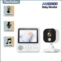 Video Baby phone drahtlos 2.8 ''LCD Babysitter 2-Wege-Gespräch Nachtsicht Temperatur Sicherheit