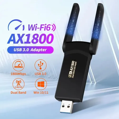1800 MBit/s WLAN 6 USB-Adapter USB 3 0 Netzwerk karte Dualband 2 4g/5GHz WLAN-Karte WLAN-Antennen