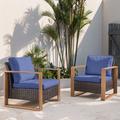 Latitude Run® Nuckols Outdoor Lounge Chair Wicker/Rattan | 34.5 H x 29 W x 29.5 D in | Wayfair 1005A9AAE54B48F4B7B3BFF165CE298A