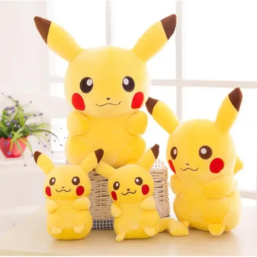 20cm Pikachu Plüsch Spielzeug Stofftier Detektiv Pikachu Film Anime Spielzeug für Kinder Puppe für