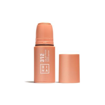 3INA The No - Rules Stick Highlighter 312 Blush -Rose Gold 5 g Nude Image