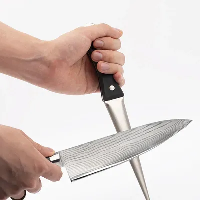 Aiguiseur de couteaux en diamant affûtage de couteaux acier surface incurvée pour ciseaux