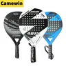 Camewin Paddle Racket Adult Prefessional fibra di carbonio Soft EVA Face racchetta da Tennis