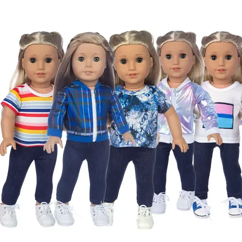 2021 neue Reizende anzug Fit Für Amerikanische Mädchen Puppe 18 Zoll Amerikanischen Puppe Kleidung