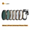 Fotorgear Universal Phone Lens Filter 58mm Filter CPL ND Black Mist Star Filter per iPhone 12 13 14