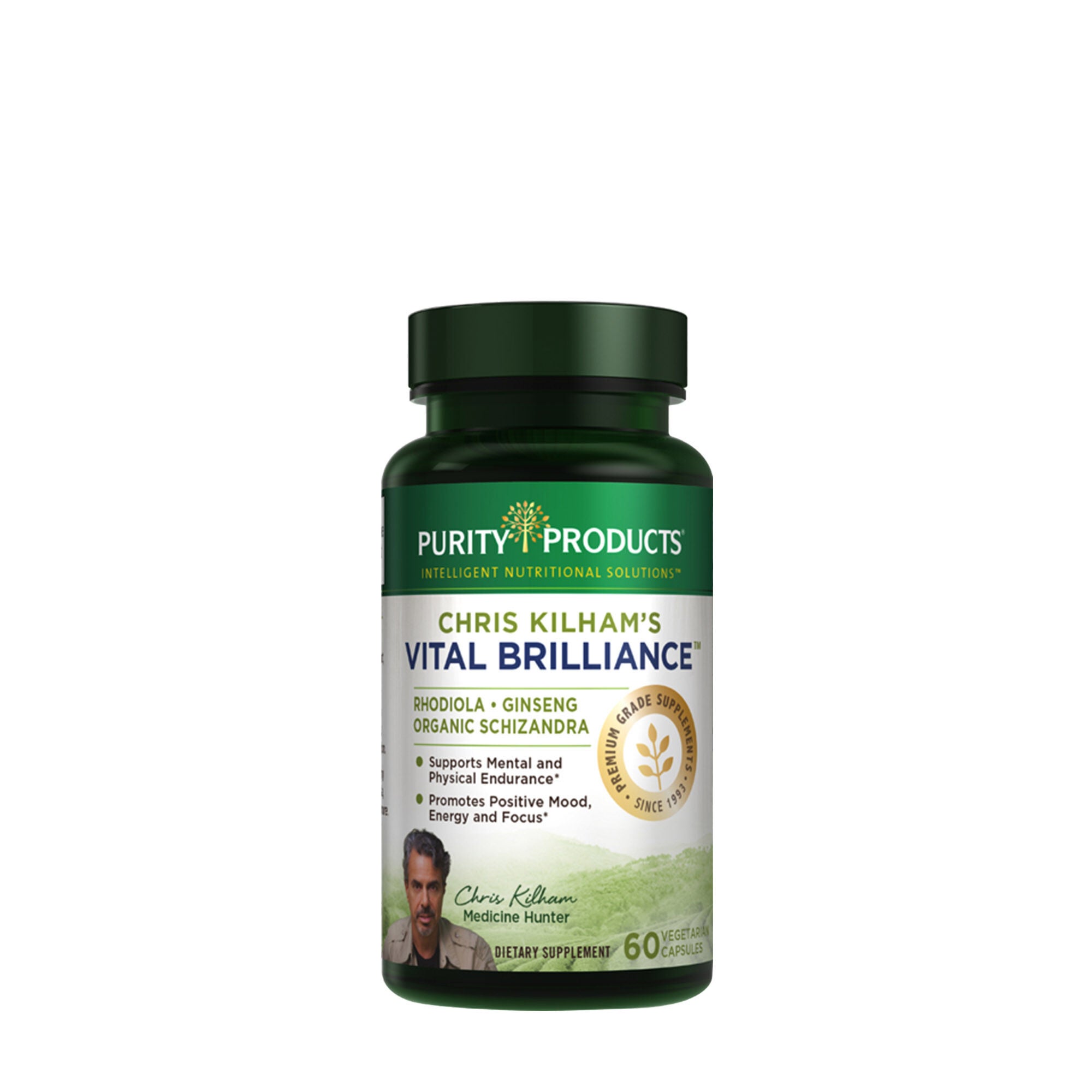 Chris Kilham's Vital Brilliance™ - 60 Vegetarian Capsules (30 Servings)