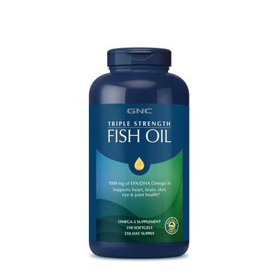 Triple Strength Fish Oil 1000Mg - 210 Softgels (210 Servings)