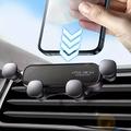 Gravity Car Phone Holder Air Vent Clip Mount Mobile Cell Phone Stand In Car For Iphone 14 13 12 11 Pro Max Plus Xr Xs 6 7 8 Moto Cell Car Holder