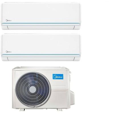 midea dual split inverter-klimagerät serie evolution 9+9 mit m2od-18hfn8-q r-32 wi-fi optional