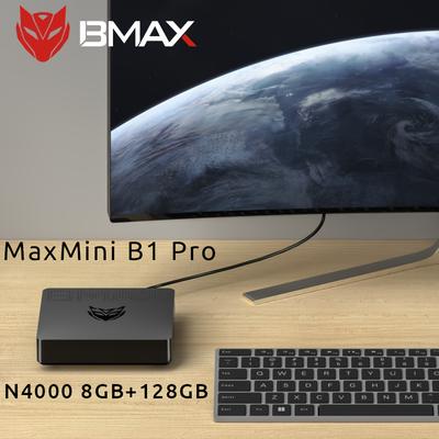 BMAX B1 PRO Mini PC Windows 11 8 Go De RAM 128 Go M.2 SSD Mini Ordinateur De Jeu Avec Processeur Intel N4000, Mini Ordinateur De Bureau Domestique/professionnel