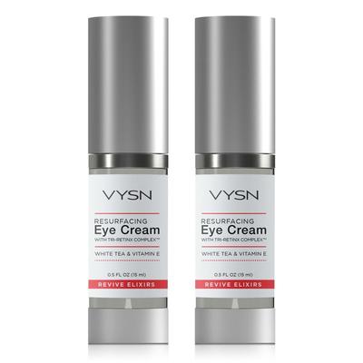 VYSN Resurfacing Eye Cream With Tri-RetinX Complexâ„¢ - White Tea & Vitamin E - 2-Pack - 0.5 oz