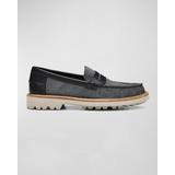 Jimmy Nylon-Leather Boat Shoes